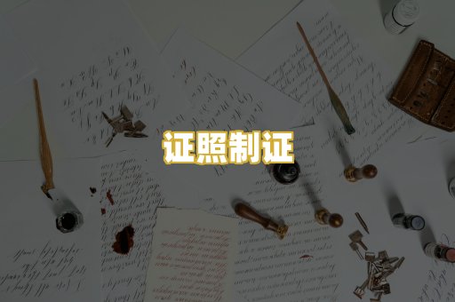 证照制证